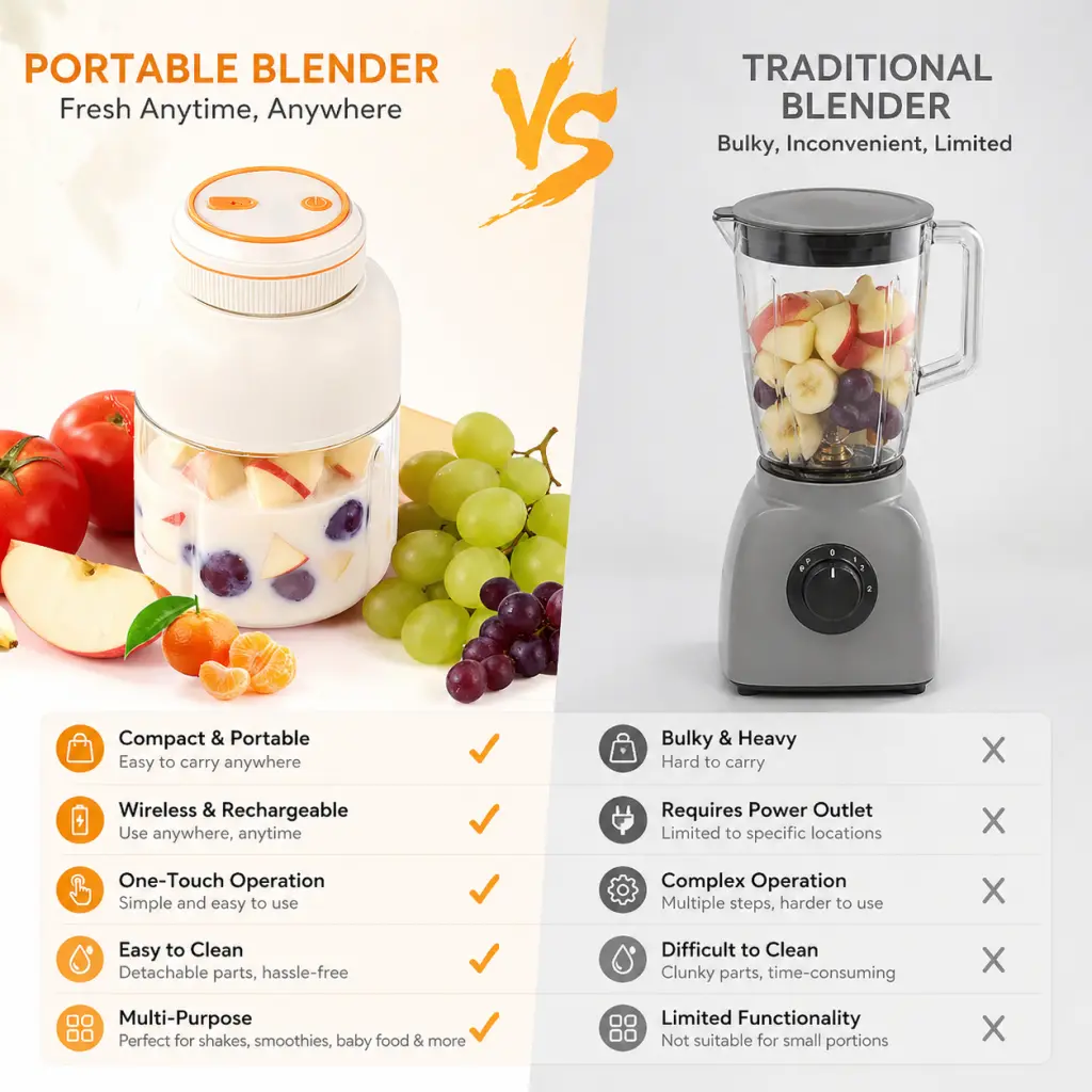Portable Home Juicer (44 Oz) — Usb-Rechargeable Juice Blender Cup: a Large-Capacity, Multimode Juicer Blender Designed Specifically for Smoothies and Liquid Diets — a Summer Essential.